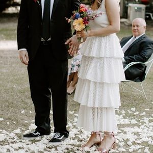 Rhode Naomi Tiered Midi Dress